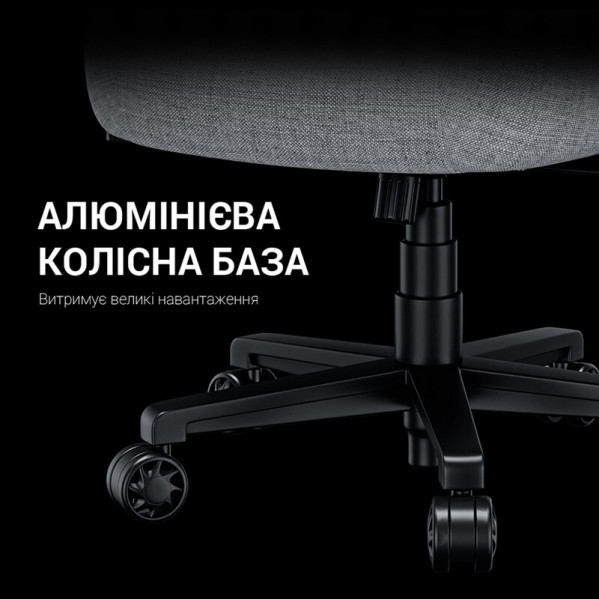Крісло для геймерів Anda Seat Phantom 3 Pro Size L Grey Fabric (AD18YC-06-G-F)