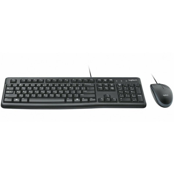 Комплект (клавіатура, миша) Logitech MK120 Black (920-002563)