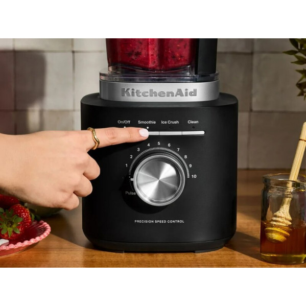Блендер стаціонарний KitchenAid Pure Power 2 л Matte Blake (5KSB2073EBM)