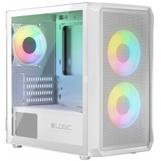 Корпус LogicConcept Portos ARGB Mini White без БЖ (AM-PORTOS-20-0000000-0002)
