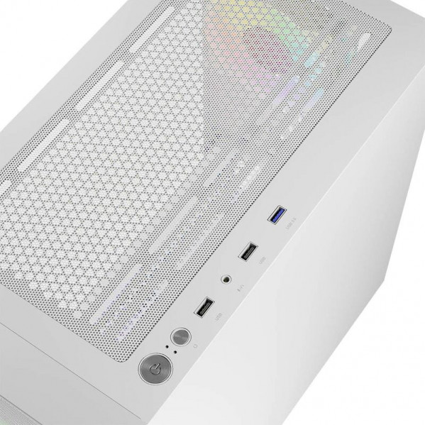 Корпус LogicConcept Portos ARGB Mini White без БЖ (AM-PORTOS-20-0000000-0002)