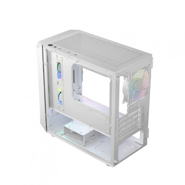 Корпус LogicConcept Portos ARGB Mini White без БЖ (AM-PORTOS-20-0000000-0002)