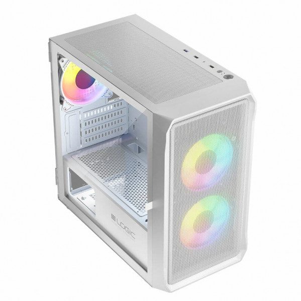 Корпус LogicConcept Portos ARGB Mini White без БЖ (AM-PORTOS-20-0000000-0002)