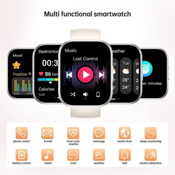 Смарт-годинник Oukitel BT103 Black