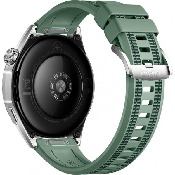 Смарт-годинник Huawei Watch GT 6 46mm Steel with Green Woven Strap (55020FTV)