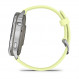 Смарт-годинник Garmin Venu 4 45mm Silver Bezel with Citron Silicone Band (010-03014-02)