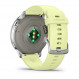 Смарт-годинник Garmin Venu 4 45mm Silver Bezel with Citron Silicone Band (010-03014-02)