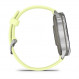 Смарт-годинник Garmin Venu 4 45mm Silver Bezel with Citron Silicone Band (010-03014-02)