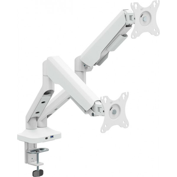 Кріплення настільне для двох моніторів OfficePro 17-35" White (MA452W)