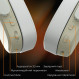 Bluetooth-гарнітура Ajazz AHM09 MAX 3-Mode Grey (AHM09-MAX-GW)