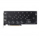 Контролер PCI-E Asus Hyper M.2 X16 PCIe 4.0 X4 Expansion Card GEN 4 (90MC08A0-M0EAY0)