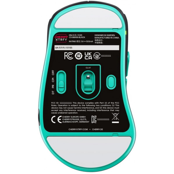 Миша бездротова Cherry Xtrfy M64 RGB Black (CX-M64W-BLACK)