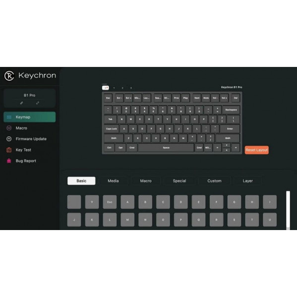 Клавіатура бездротова Keychron B1 Pro (B1P-K8-UA)