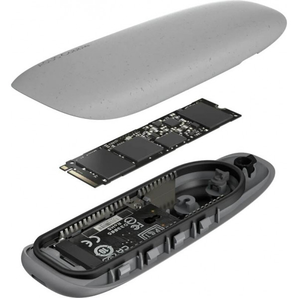 Зовнішня кишеня Asus Cobble ESD-A1A PCIe NVMe M.2 2230/2242/2260/2280 USB Type-C 3.2 Grey (90DD02R6-M09000)