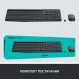 Комплект (клавіатура, миша) бездротовий Logitech MK235 ENG/UKR Grey (920-007931)