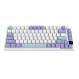 Клавіатура бездротова Ajazz AK820 Pro Flying Fish Switch Purple RGB With Screen (AK820PRO-FF-PWB)