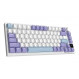 Клавіатура бездротова Ajazz AK820 Pro Flying Fish Switch Purple RGB With Screen (AK820PRO-FF-PWB)