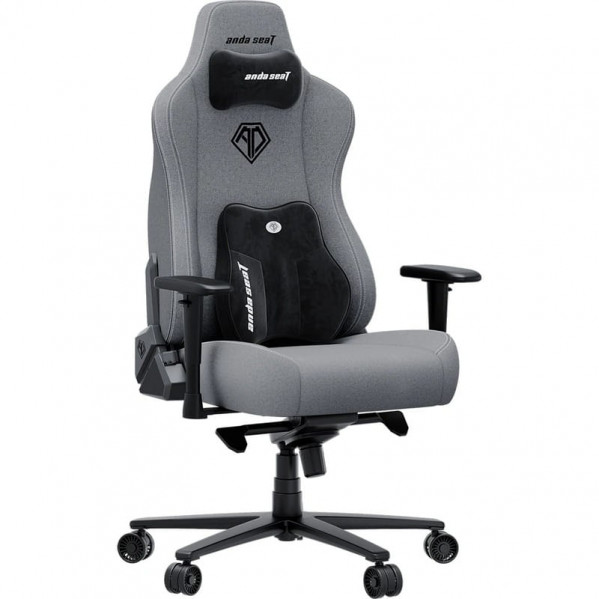 Крісло для геймерів Anda Seat Novis Plus Size XL Fabric Grey (AD23YC-XL-01-G-F-G04)