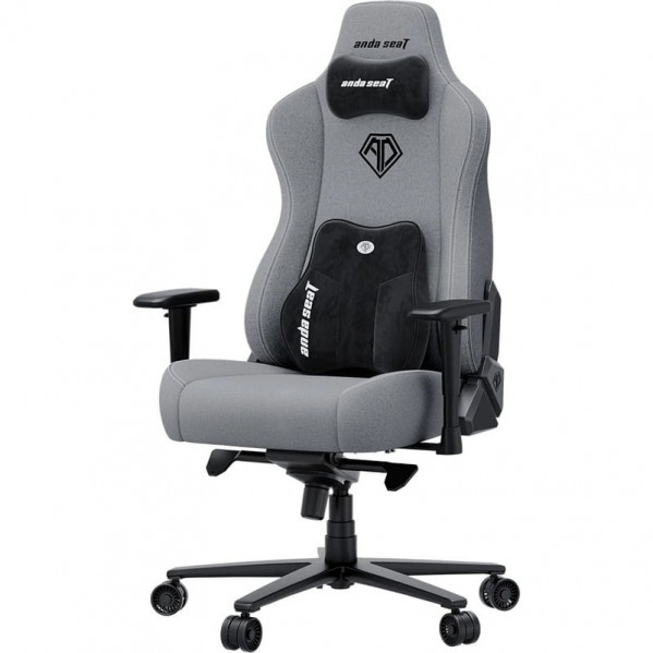 Крісло для геймерів Anda Seat Novis Plus Size XL Fabric Grey (AD23YC-XL-01-G-F-G04)