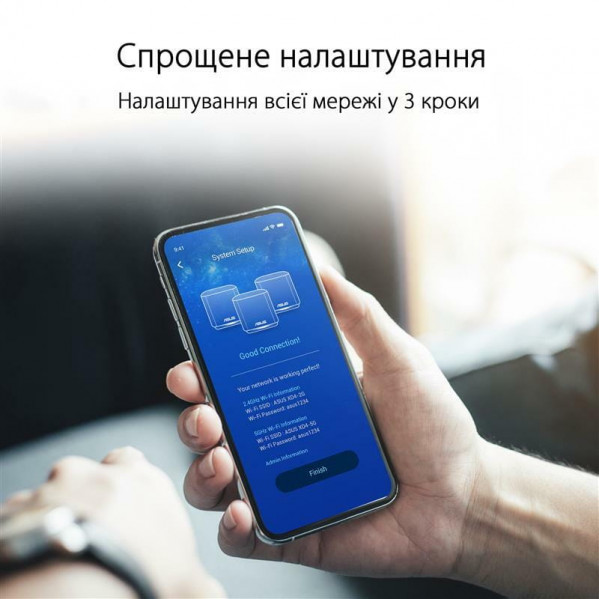 Wi-Fi Mesh-система Asus ZenWiFi XD4 Plus 2pk White (90IG07M0-MO3C20)