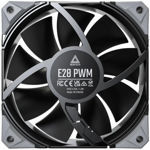 Вентилятор Montech E28 3 Pack (B) Black