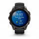 Смарт-годинник Garmin Fenix 8 47mm AMOLED Sapphire Carbon Gray Titanium with Pebble Gray Silicone Band (010-02904-21)