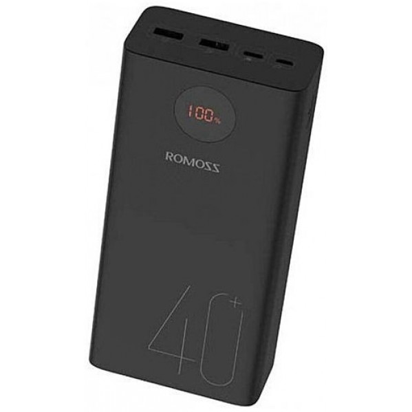 Універсальна мобільна батарея Romoss PEA40 40000mAh 22.5W Black (PEA40-152-2111H)