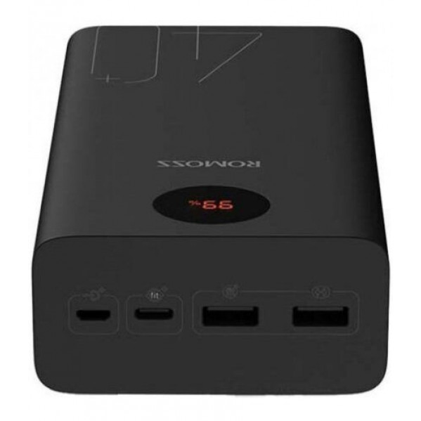Універсальна мобільна батарея Romoss PEA40 40000mAh 22.5W Black (PEA40-152-2111H)