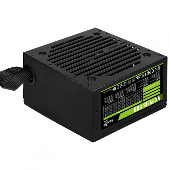 Блок живлення AeroCool VX Plus Stealth 500 (ACPN-VS50NEY.12) 500W