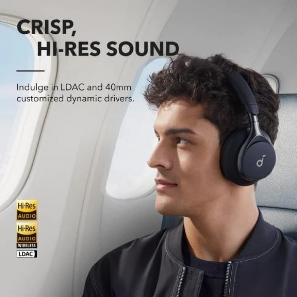 Bluetooth-гарнітура Anker SoundCore Space One Black (A3035G11)