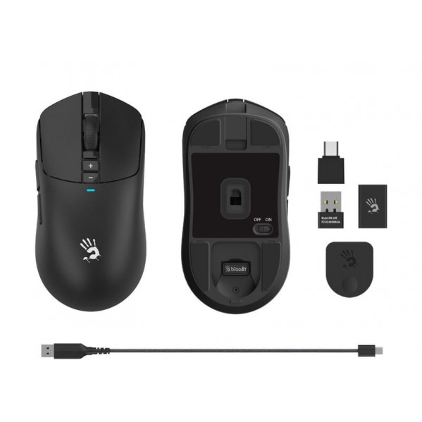 Миша бездротова A4Tech Bloody R72 Ultra Black