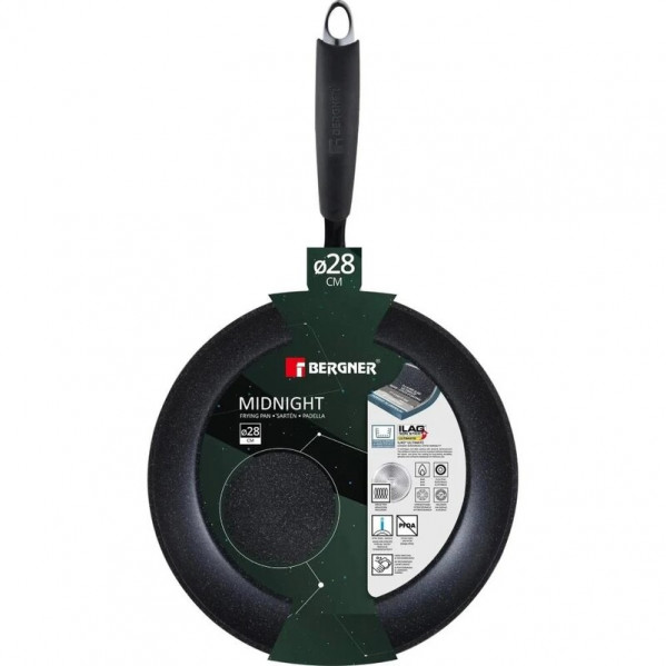 Сковорода Bergner Midnight 28 см (BG-30128-GR)