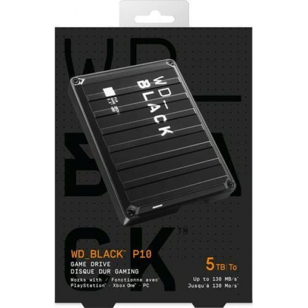 Зовнішній жорсткий диск 2.5" USB 5.0TB WD P10 Game Drive (WDBA3A0050BBK-WESN)
