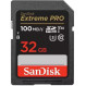 Карта пам`яті SDHC 32GB UHS-I/U3 Class 10 SanDisk Extreme Pro V30 R100/W90MB/s 4K (SDSDXXO-032G-GN4IN)