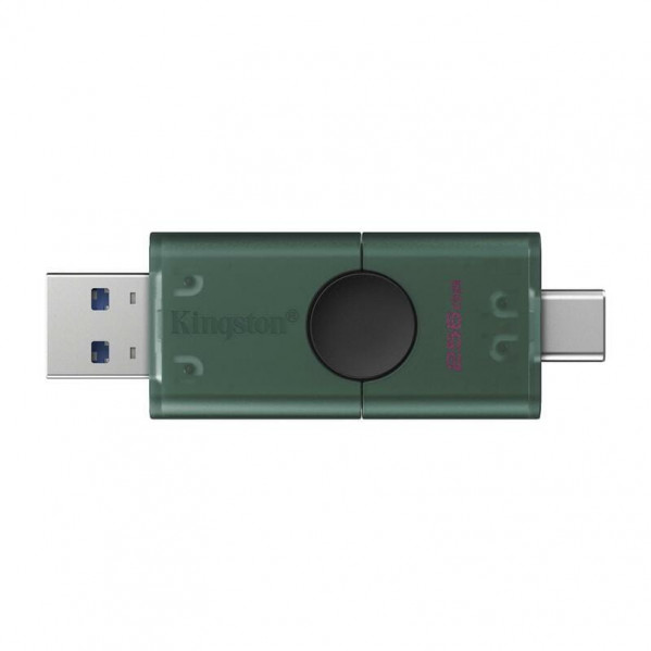 Флеш-накопичувач USB3.2 256GB Type-C Kingston DataTraveler Duo Green (DTDEG2/256GB)