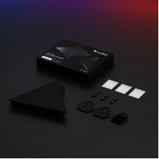 Додаткові панелі Nanoleaf Shapes Ultra Black Triangles Expansion Pack, Apple HomeKit, 3 шт. (NL47-0101TW-3PK)