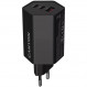 Мережевий зарядний пристрій Canyon Exagon 65 GaN 65W 2xPD 1xQC EU Black (CND-CHAHEX65B)