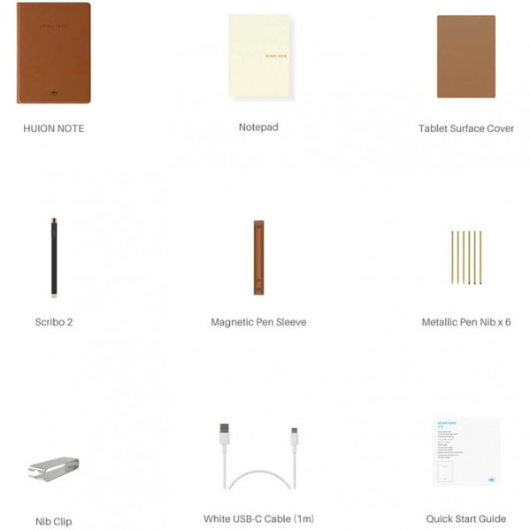 Блокнот Huion Note X10 Brown
