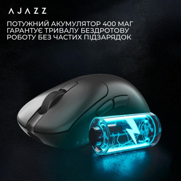 Миша бездротова Ajazz AJ179Pro Black (AJ179-PRO-B)