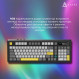 Клавіатура бездротова Ajazz AK980 V2 Gift Switch V2 Black (AK980-V2-G-BGY)