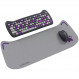 Комплект бездротовий (клавіатура, миша) Canyon HSET-W6 Kitty Edition Violet (CNS-HSETW6VT)