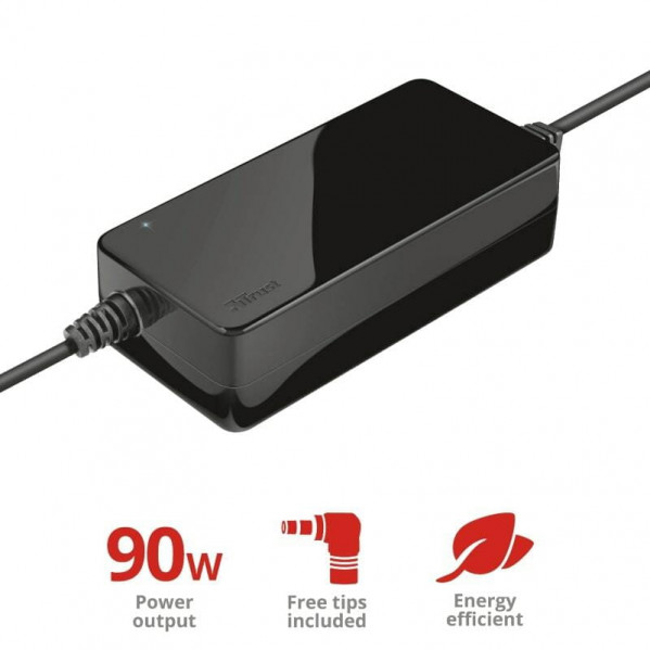 Блок живлення Trust Primo Universal Laptop 220V, 19V, 90W, 4.74А Black (22142)