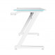 Геймерський стіл Trust GXT 709W Luminus RGB White (25328)