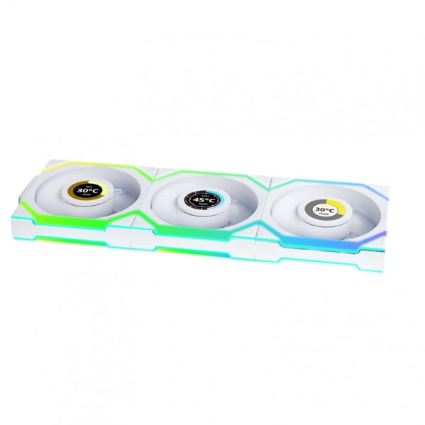 Вентилятор Lian Li Uni Fan SL Wireless LCD 120-3 Reverse White (G99.12RSLLCD1W3W.00)