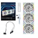 Вентилятор Lian Li Uni Fan SL Wireless LCD 120-3 Reverse White (G99.12RSLLCD1W3W.00)
