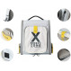Рюкзак-переноска Petkit Breezy xZone Pet Carrier Grey (P7703)