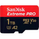 Карта пам`ятi MicroSDXC 1TB UHS-I R200/W140MB/s SanDisk Extreme Pro V30 U3 + SD Adapter (SDSQXCD-1T00-GN6MA)