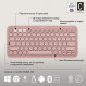 Комплект (клавіатура, миша) бездротовий Logitech Pebble 2 Combo Rose (920-012241)