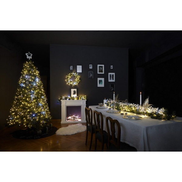 Smart LED гірлянда Twinkly Cluster RGB Gen II (TWC400STP-BEU) 400LED, 6м, BT+WiFi