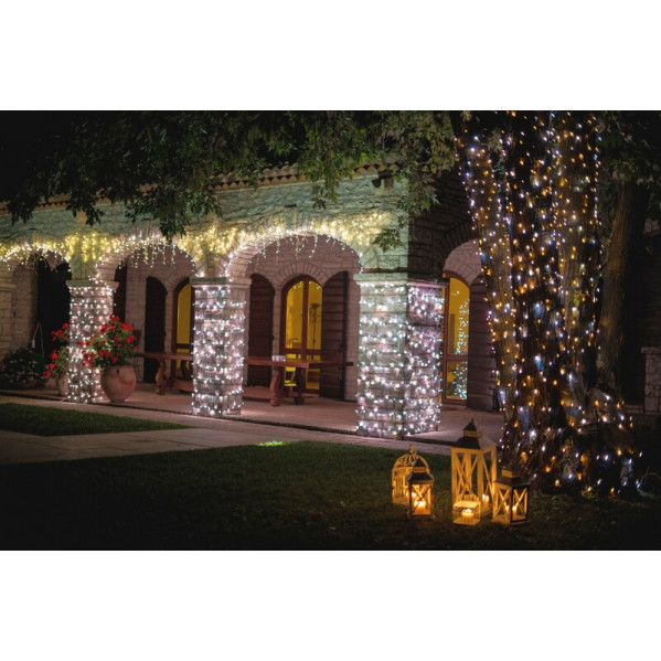 Smart LED гірлянда Twinkly Cluster RGB Gen II (TWC400STP-BEU) 400LED, 6м, BT+WiFi